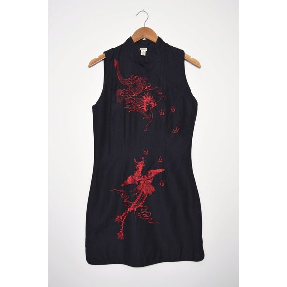 Lucky Brand Dresses & Skirts - LUCKY BRAND Vintage Silk Blend Sleeveless Qipao